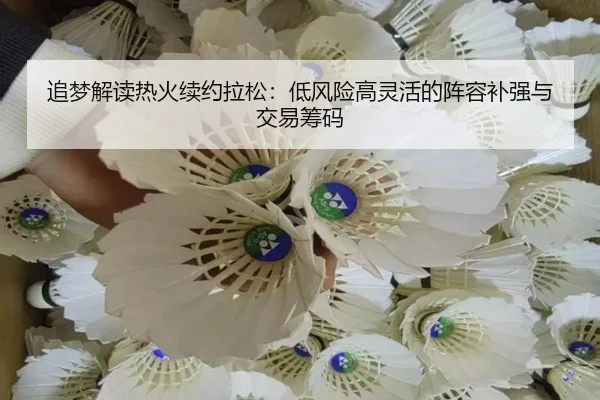 追梦解读热火续约拉松：低风险高灵活的阵容补强与交易筹码